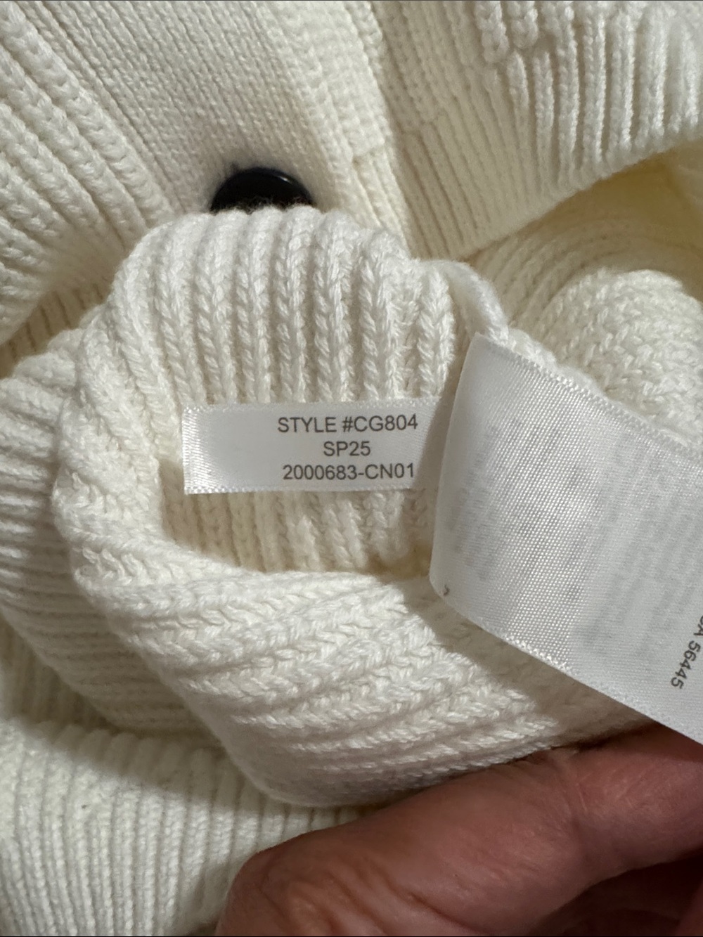 J Crew Four-Pocket Cardigan Lady Jacket White Chunky Ribbed Knit 2025-Small - Picture 10 of 10